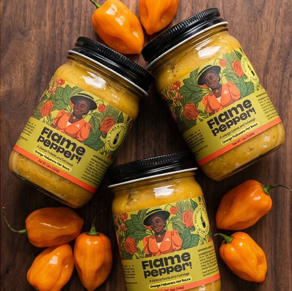 Flame Pepper Hot Sauce - 6 oz