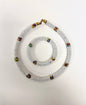 Maasai Necklace and Bracelet set, beaded