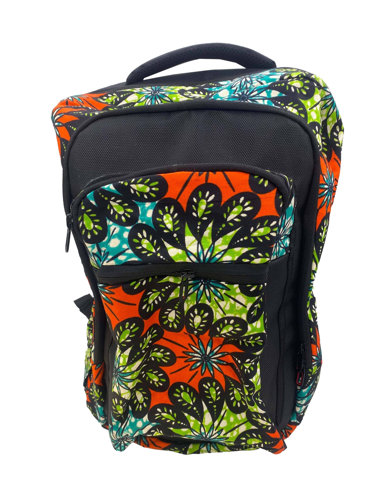 African Print Backpack | Laptop Bag