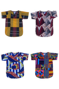 African Ankara Kente Shirt for Baby – Bold Traditional Print | Boys & Girls Unisex Top