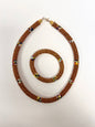 Maasai Necklace and Bracelet set, beaded