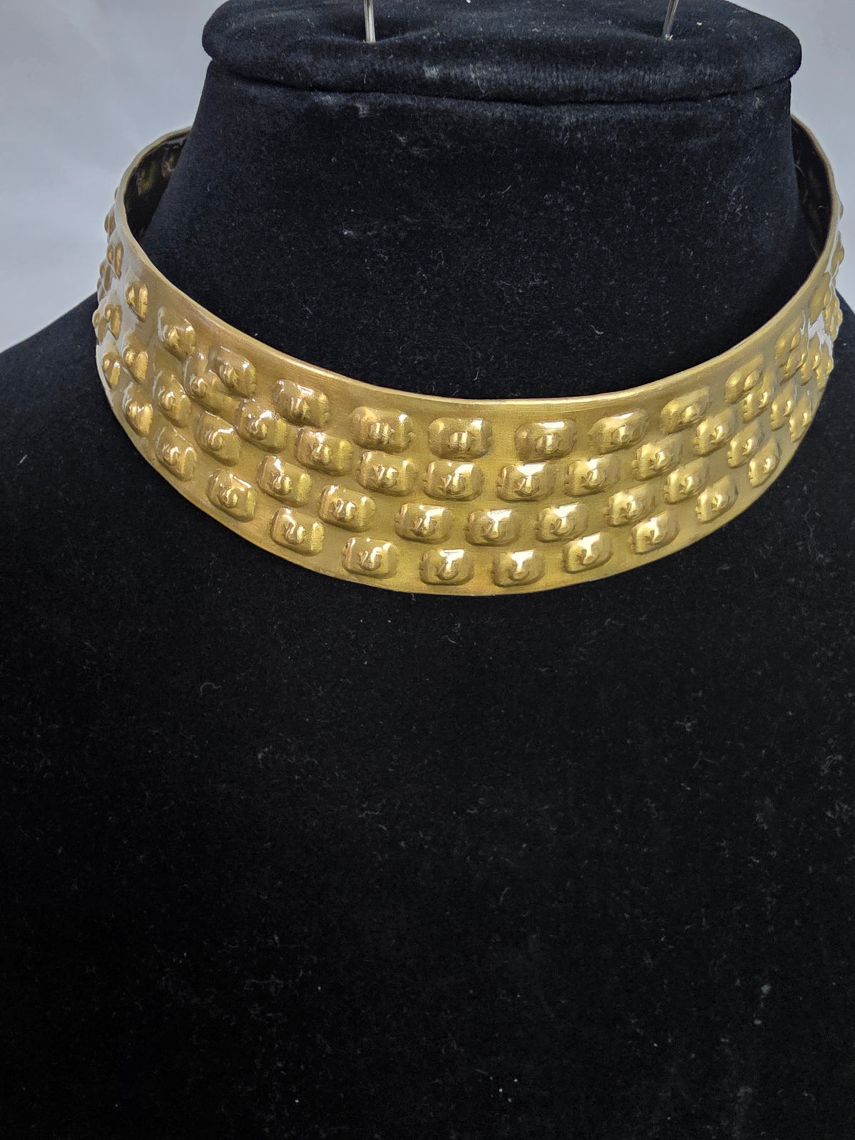 Copper Choker Earring Set