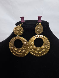 Copper Choker Earring Set