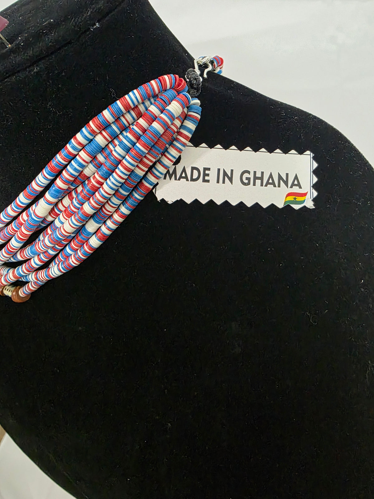 Multicolor African Beaded Necklace