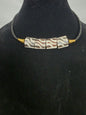 Square Bone Wrapped Choker