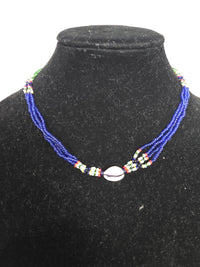 Gambian Beaded Shell Necklace