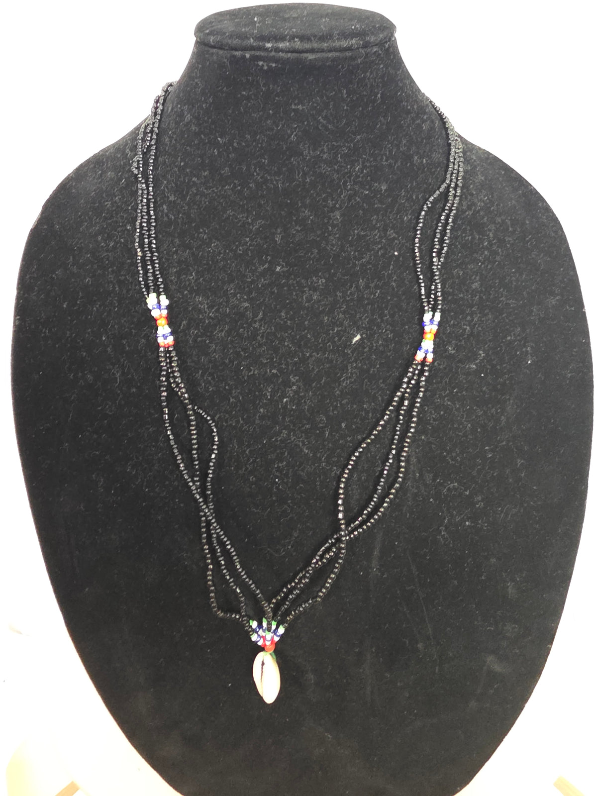 Gambian Beaded Shell Necklace