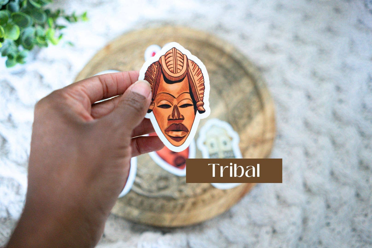 African Masks Stickers