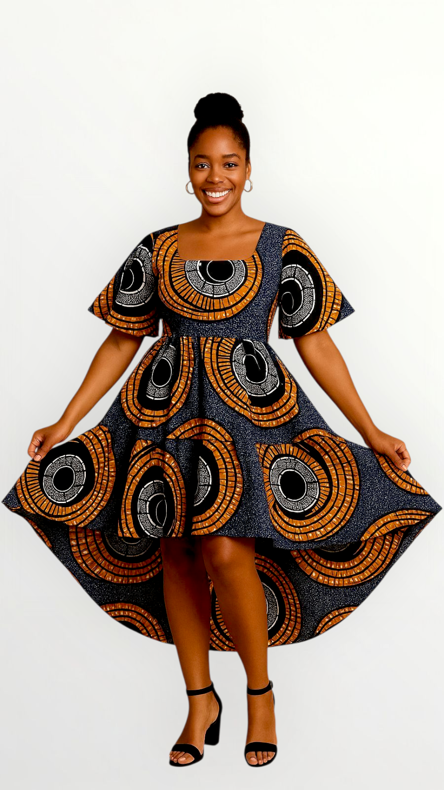 Women High/Low Flounce Dress