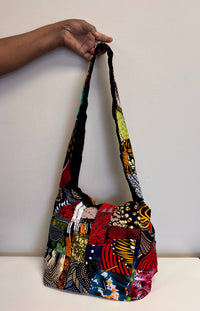 Crossbody Sling Bag, patchwork / Loise
