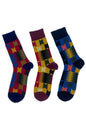 Unisex Kente Design Socks (Pack of 3 Pieces)