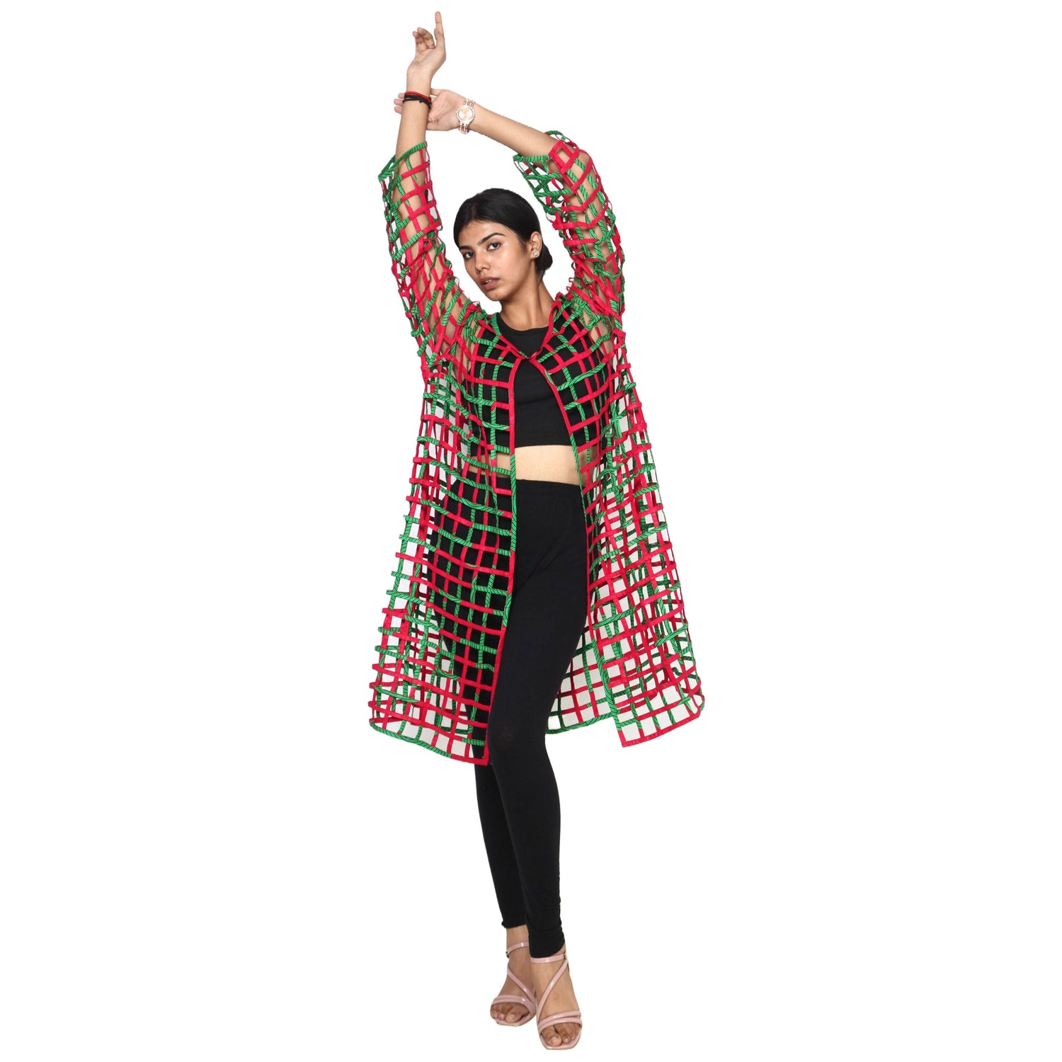 Women's Printed Cage Duster