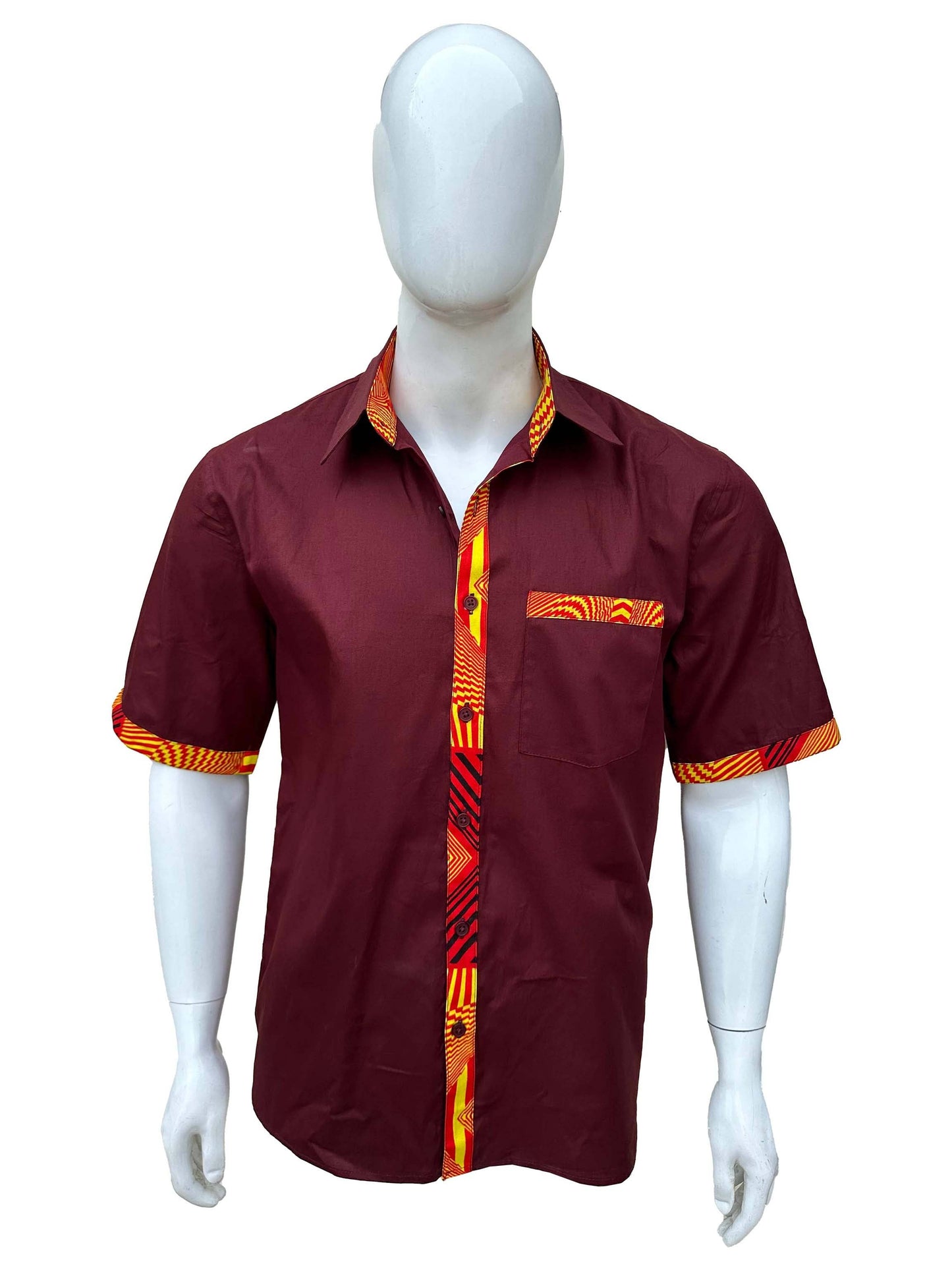 African Half Sleeves Shirt For Men