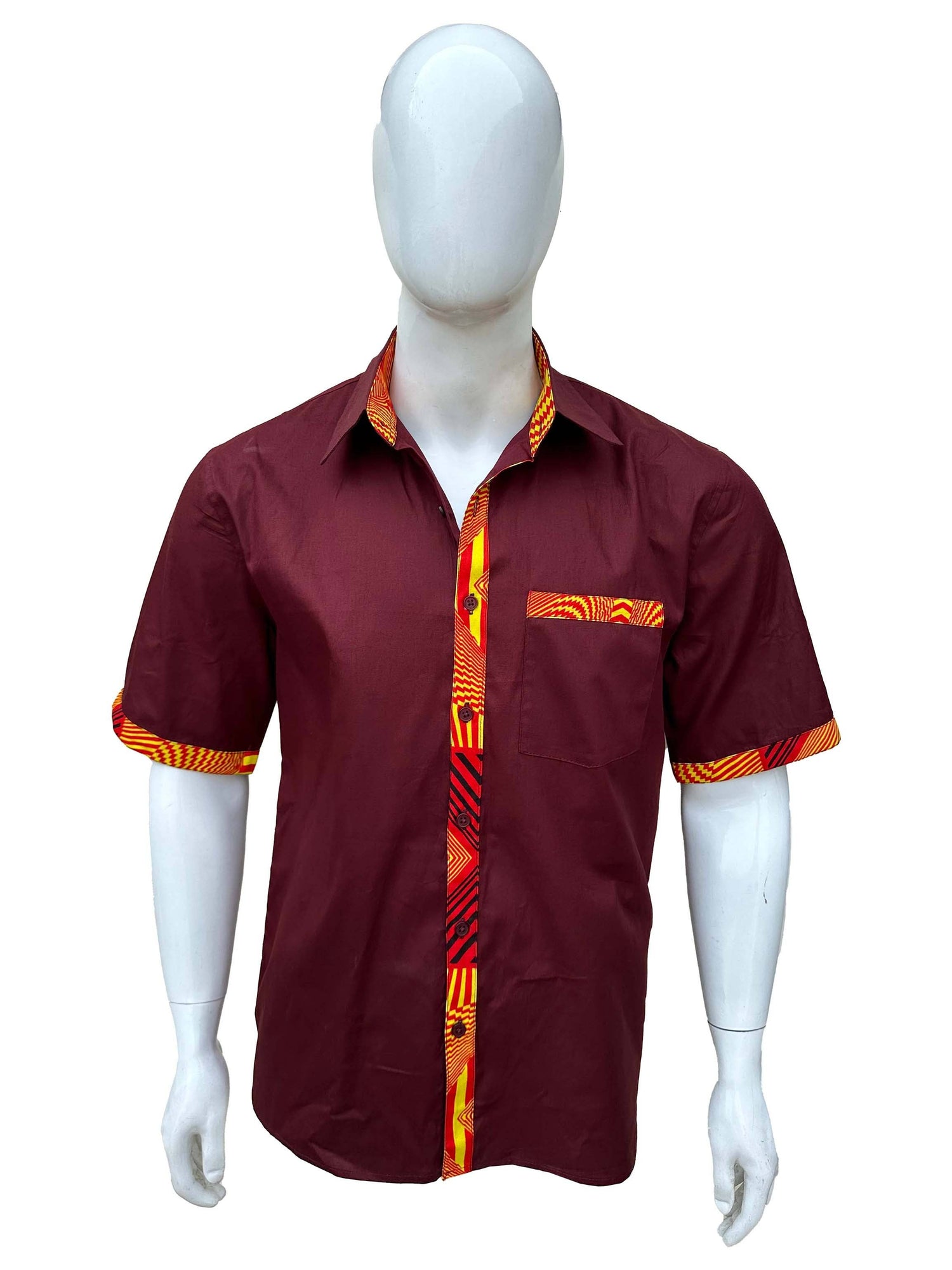 African Half Sleeves Shirt For Men