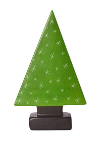 Large Soapstone Green Christmas Tree Sculpture
