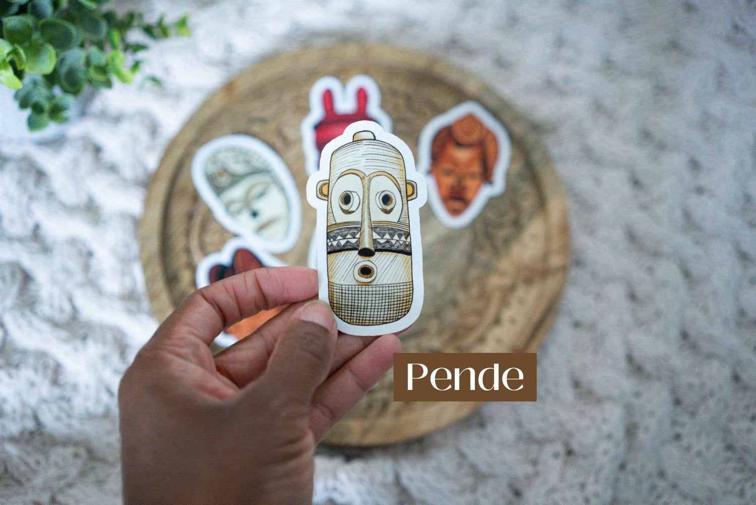 African Masks Stickers