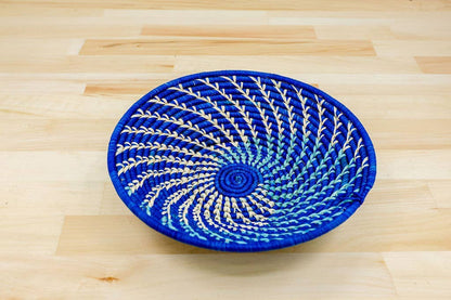 Green Raffia Fruit Basket