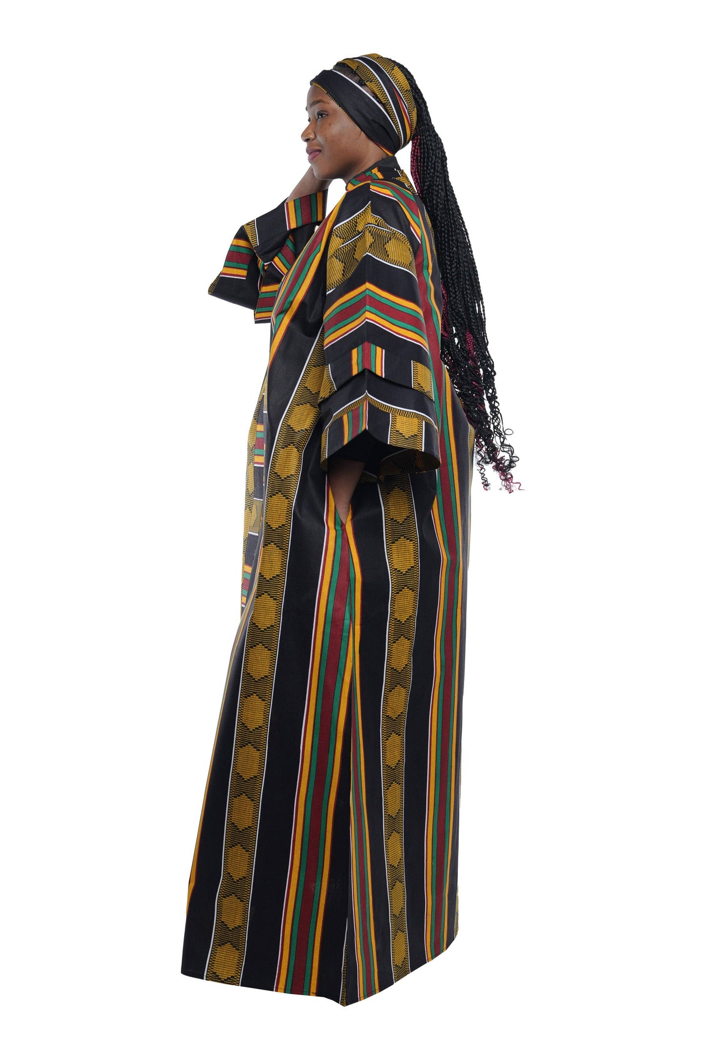 African Long Kimono | Robe | Duster | One Size
