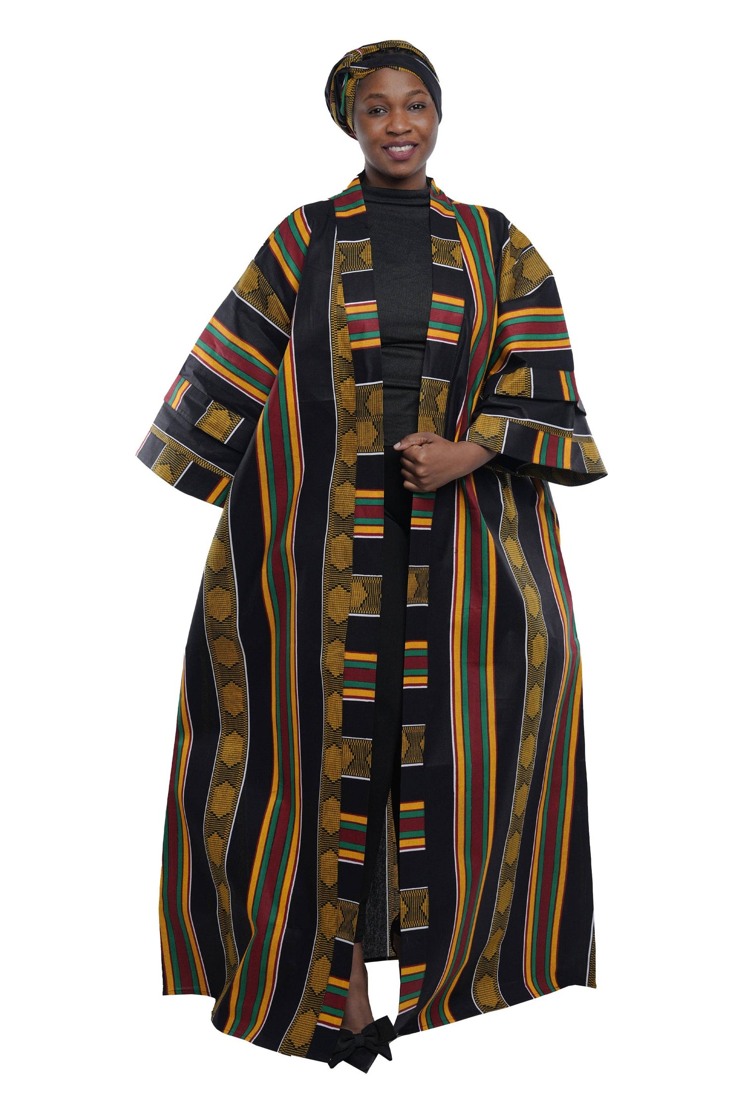 African Long Kimono | Robe | Duster | One Size