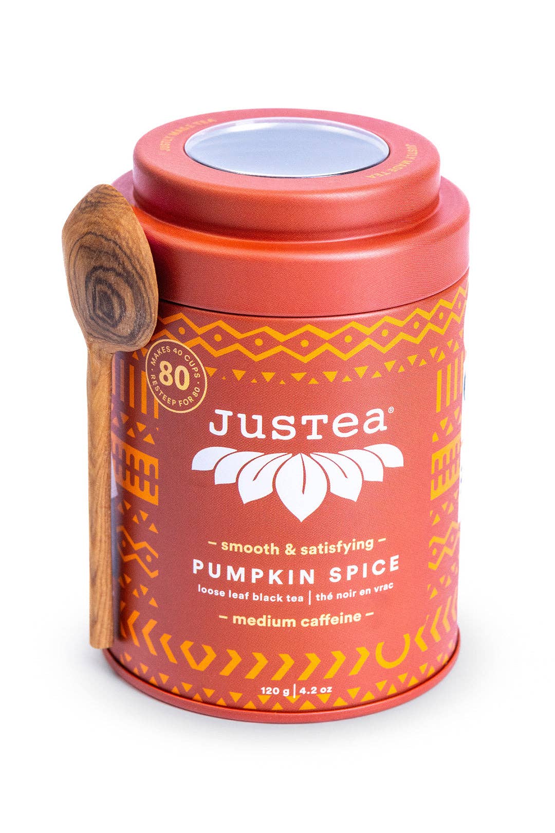 JusTea Pumpkin Spice Loose Leaf Tea