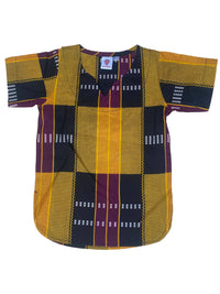 African Ankara Kente Shirt for Baby – Bold Traditional Print | Boys & Girls Unisex Top