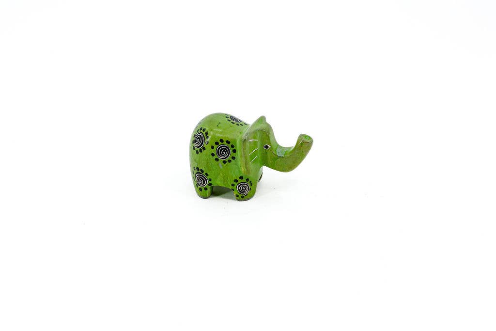 Soapstone Animal Figurine, elephant small