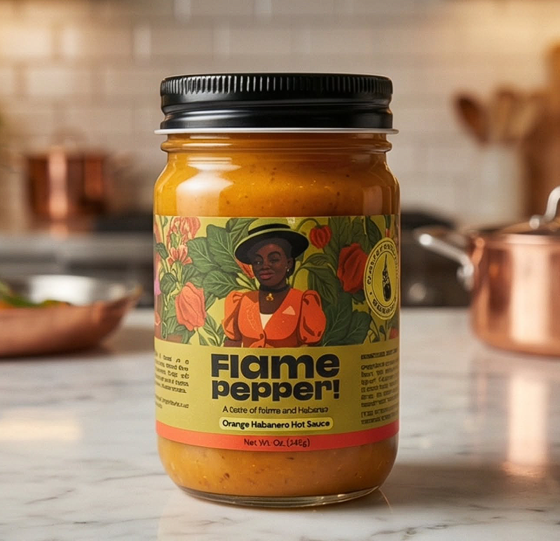 Flame Pepper Hot Sauce - 12 oz