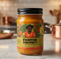 Flame Pepper Hot Sauce - 12 oz
