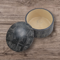 Spindle Mudcloth Soapstone Desktop Boxes