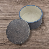 Spindle Mudcloth Soapstone Desktop Boxes