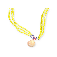 Gambian Beaded Shell Necklace