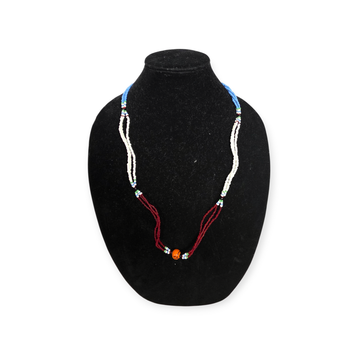 Gambian String Beaded Necklace