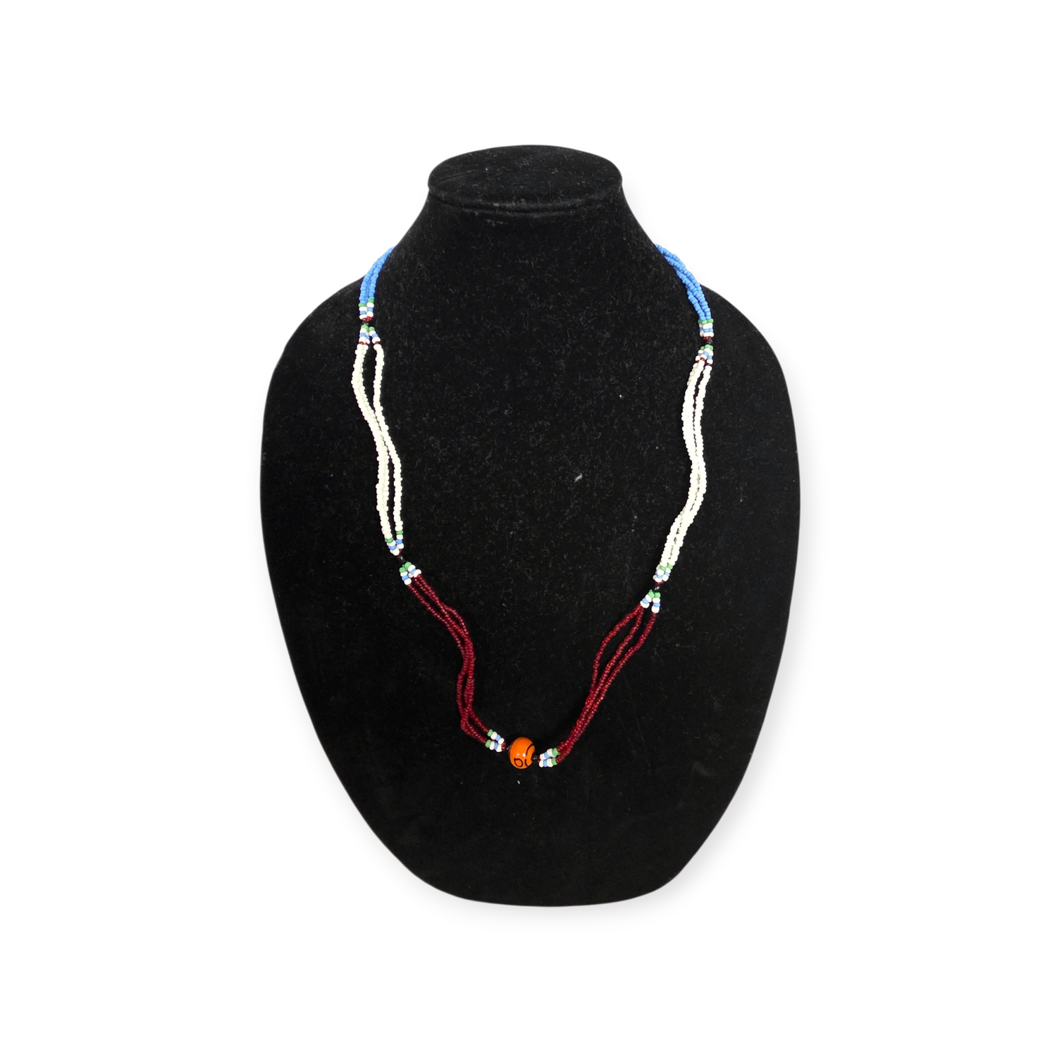 Gambian String Beaded Necklace