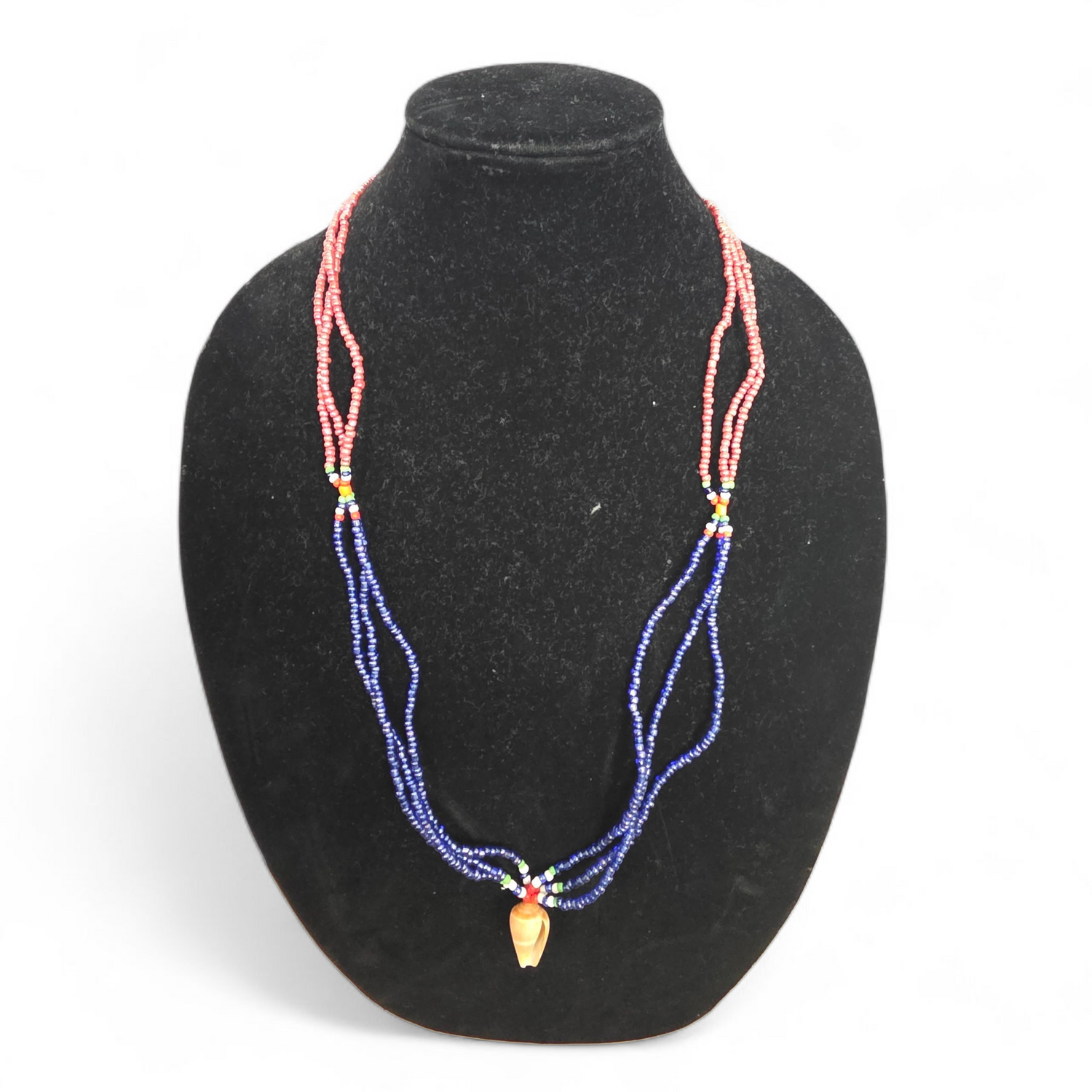 Gambian Beaded Shell Necklace