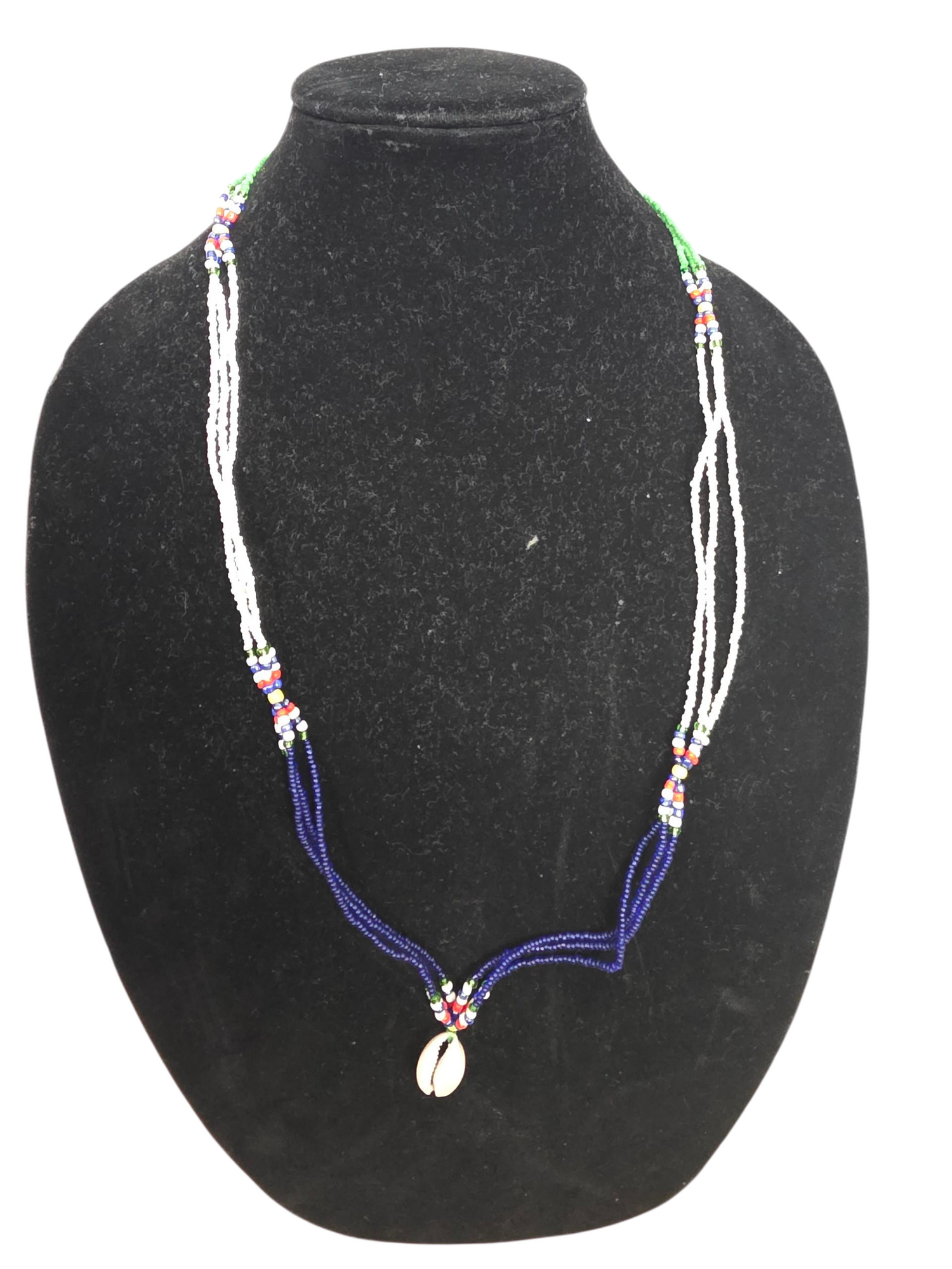 Gambian Beaded Shell Necklace