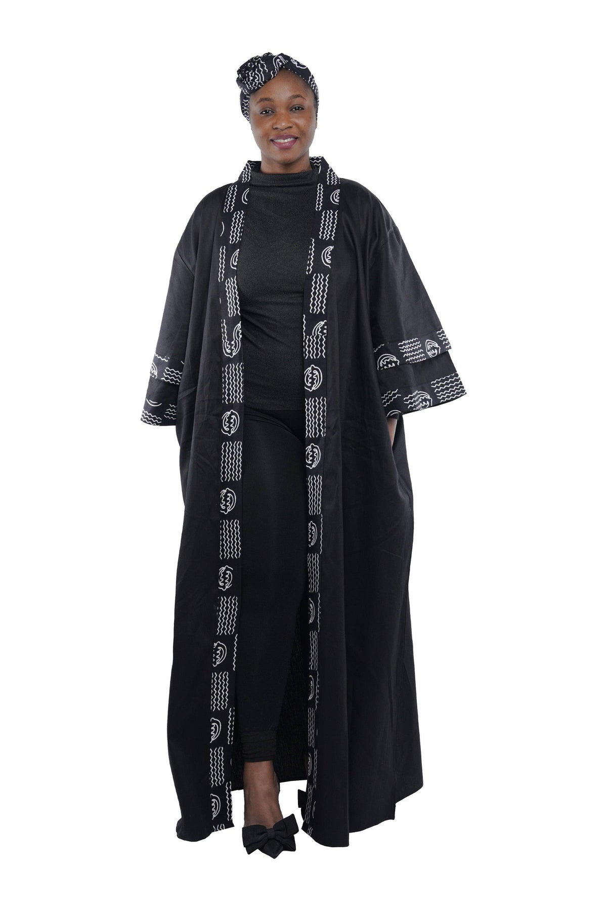African Long Kimono | Robe | Duster | One Size