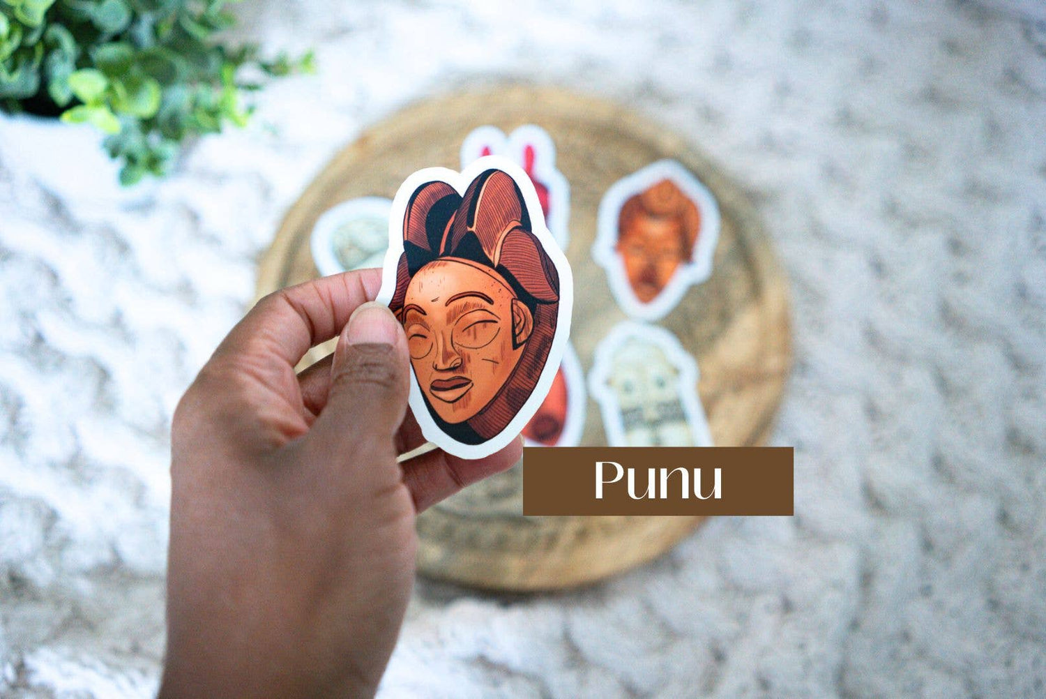 African Masks Stickers
