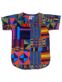 African Ankara Kente Shirt for Baby – Bold Traditional Print | Boys & Girls Unisex Top