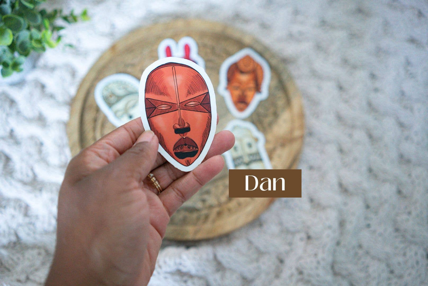 African Masks Stickers