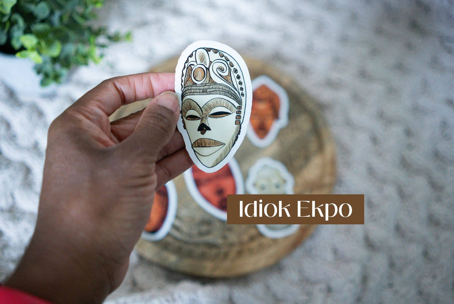 African Masks Stickers