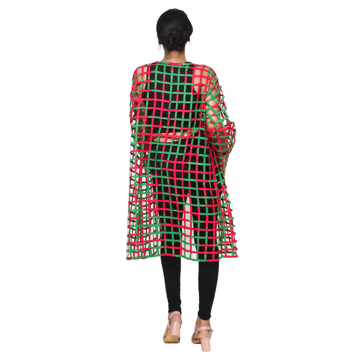 Women's Printed Cage Duster