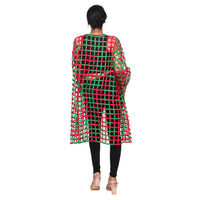 Women's Printed Cage Duster