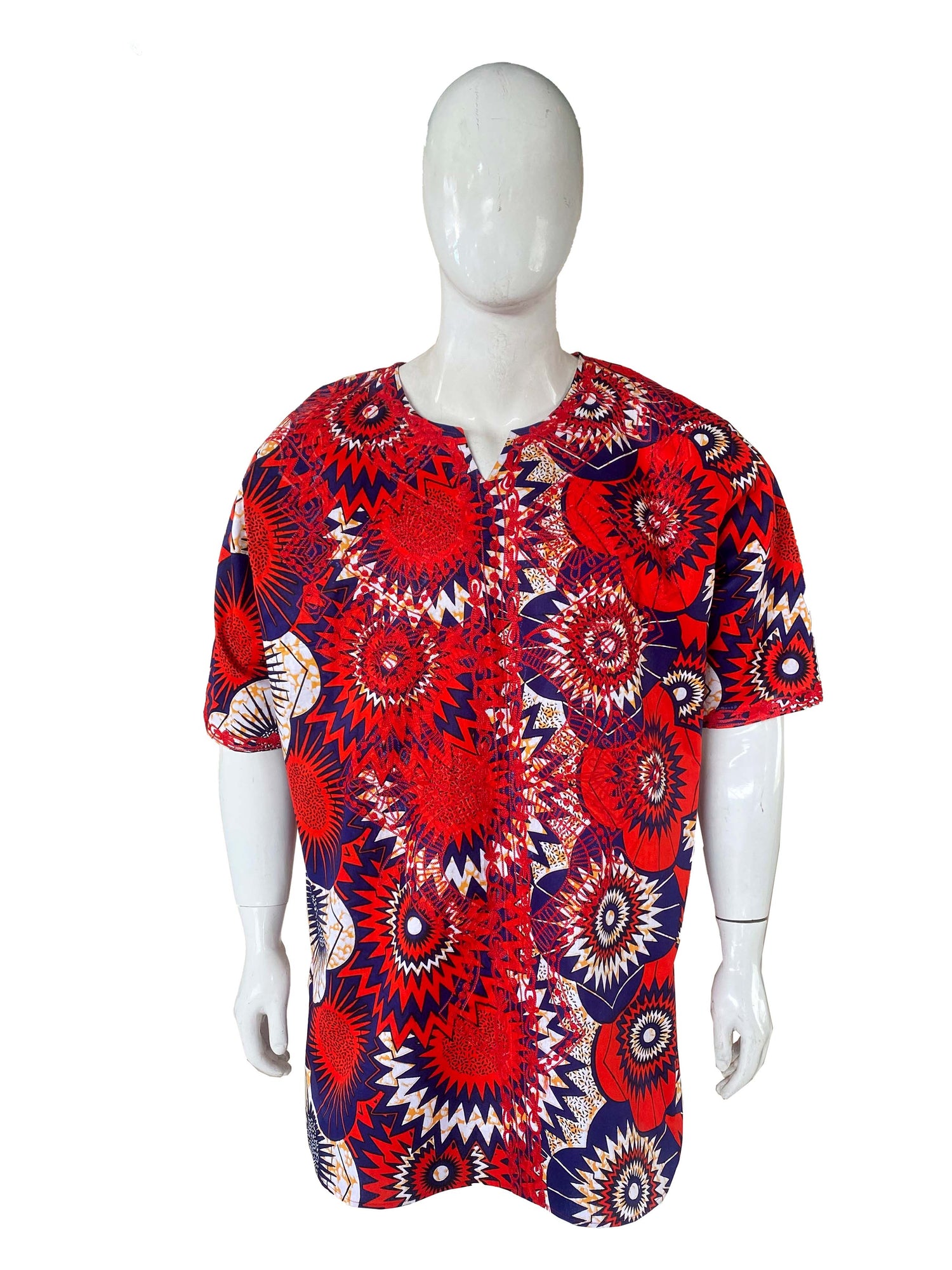 African Embroidered Dashiki Shirt