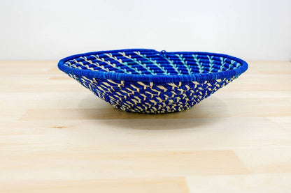 Green Raffia Fruit Basket