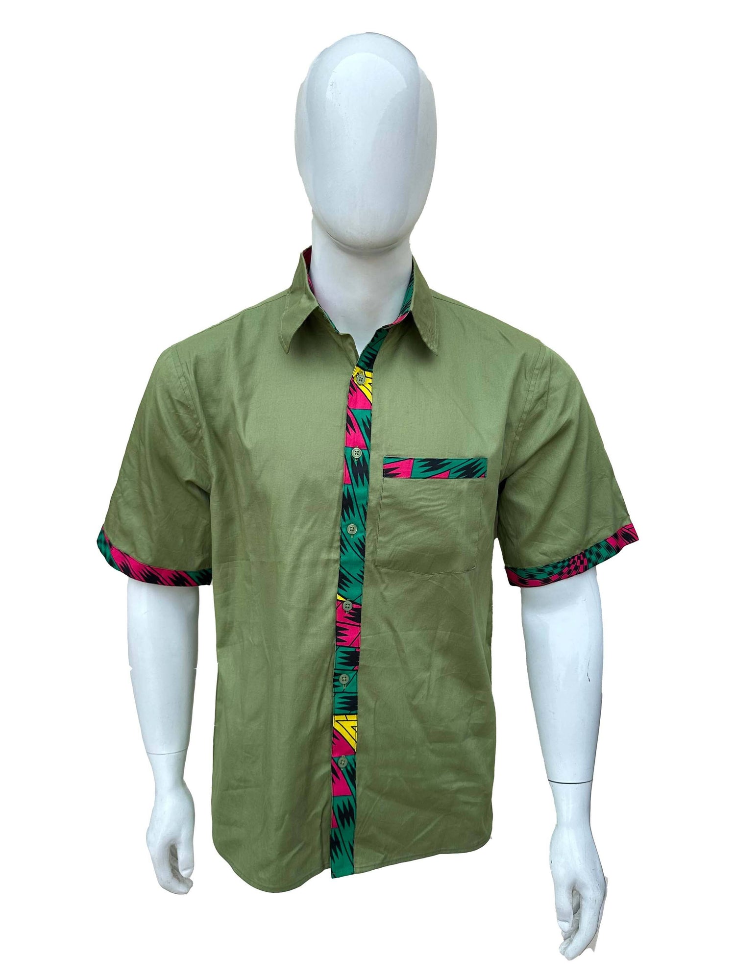 African Half Sleeves Shirt For Men
