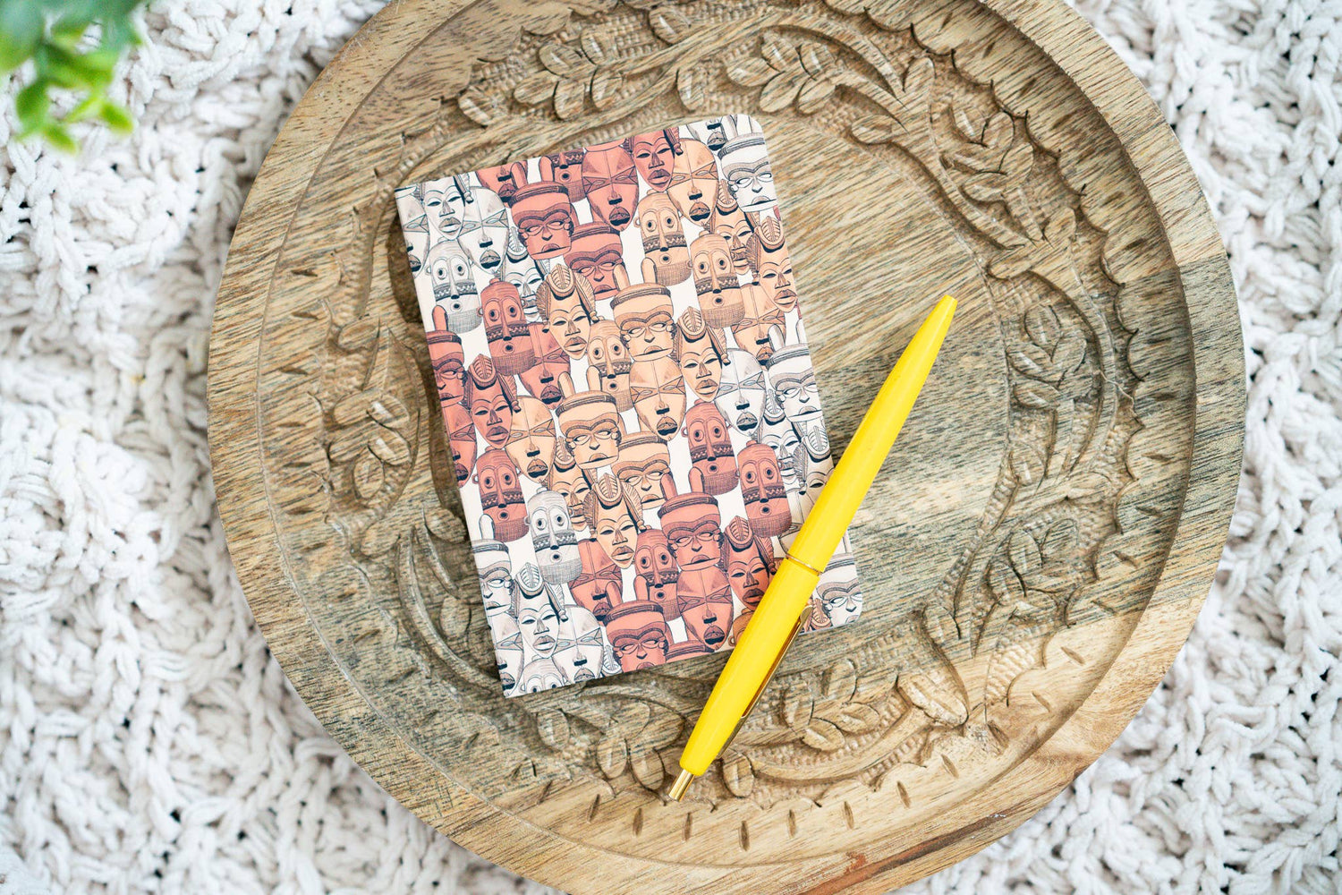 African Masks B7 Lined Notebook
