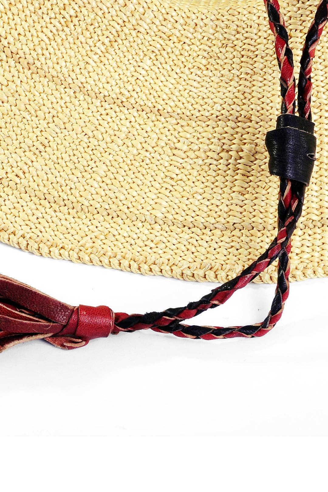 Natural Ghanaian Short Brimmed Straw Hat