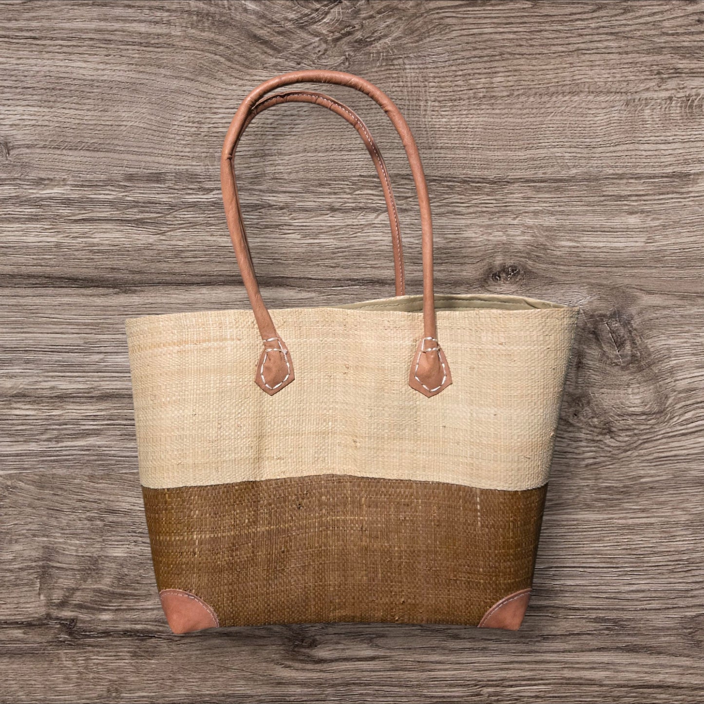 Madagascar Two-Tone Tote Bag