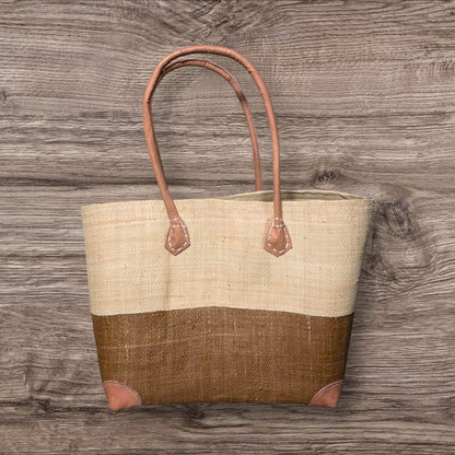 Madagascar Two-Tone Tote Bag