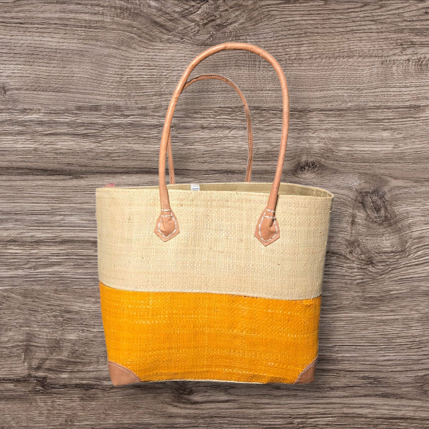Madagascar Two-Tone Tote Bag